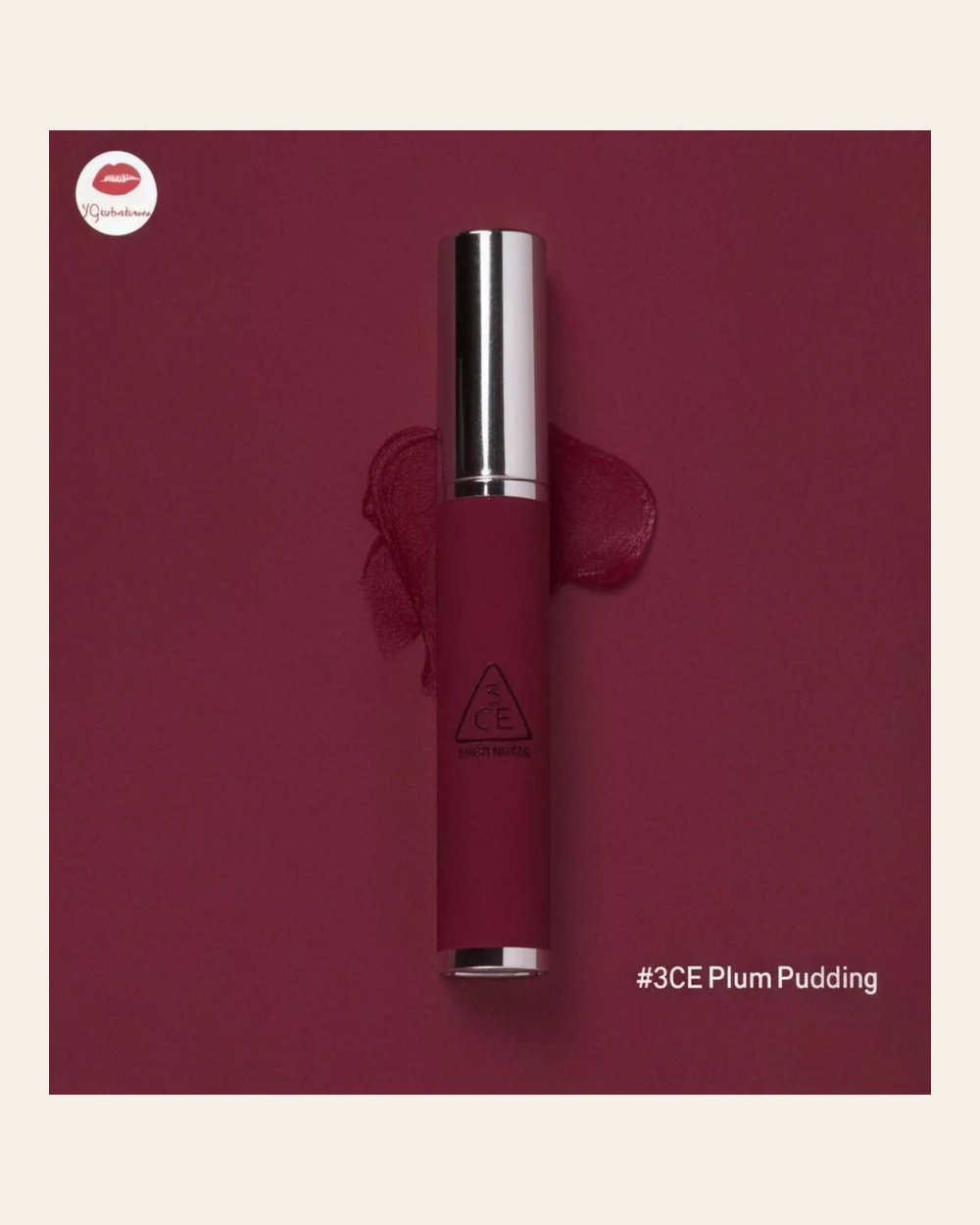 3CE Hazy Lip Clay — Plum Pudding